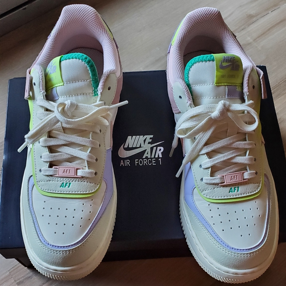 Nike af1 Air Force shadow cashmere pale coral pastel women's 10
